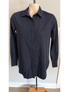 Lysse‎ Men's Navy Blue Button-Up Shirt